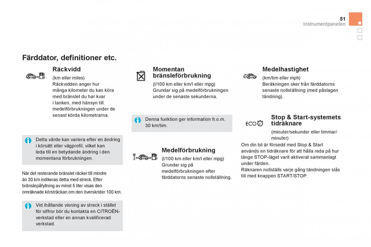 Citroen DS5 instruktionsbok / page 53