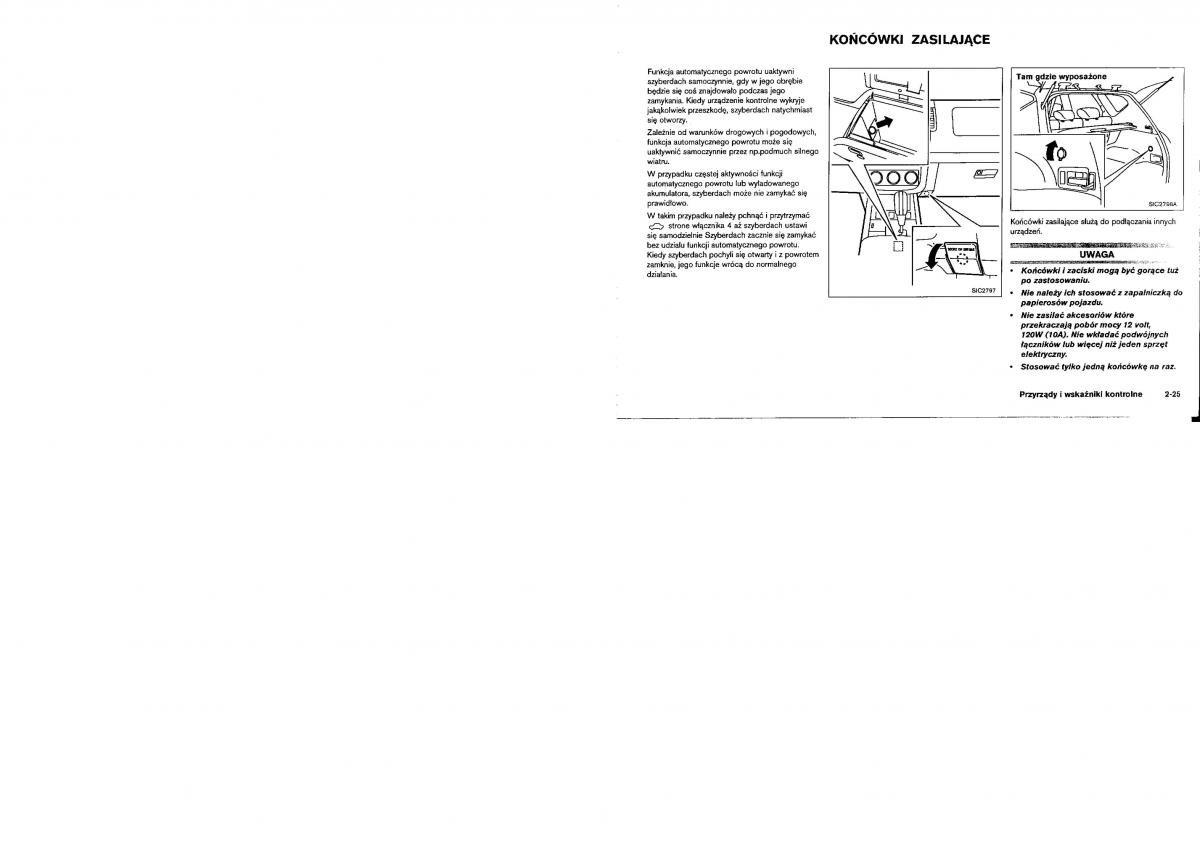 Nissan Murano I 1 Z50 instrukcja obslugi / page 76