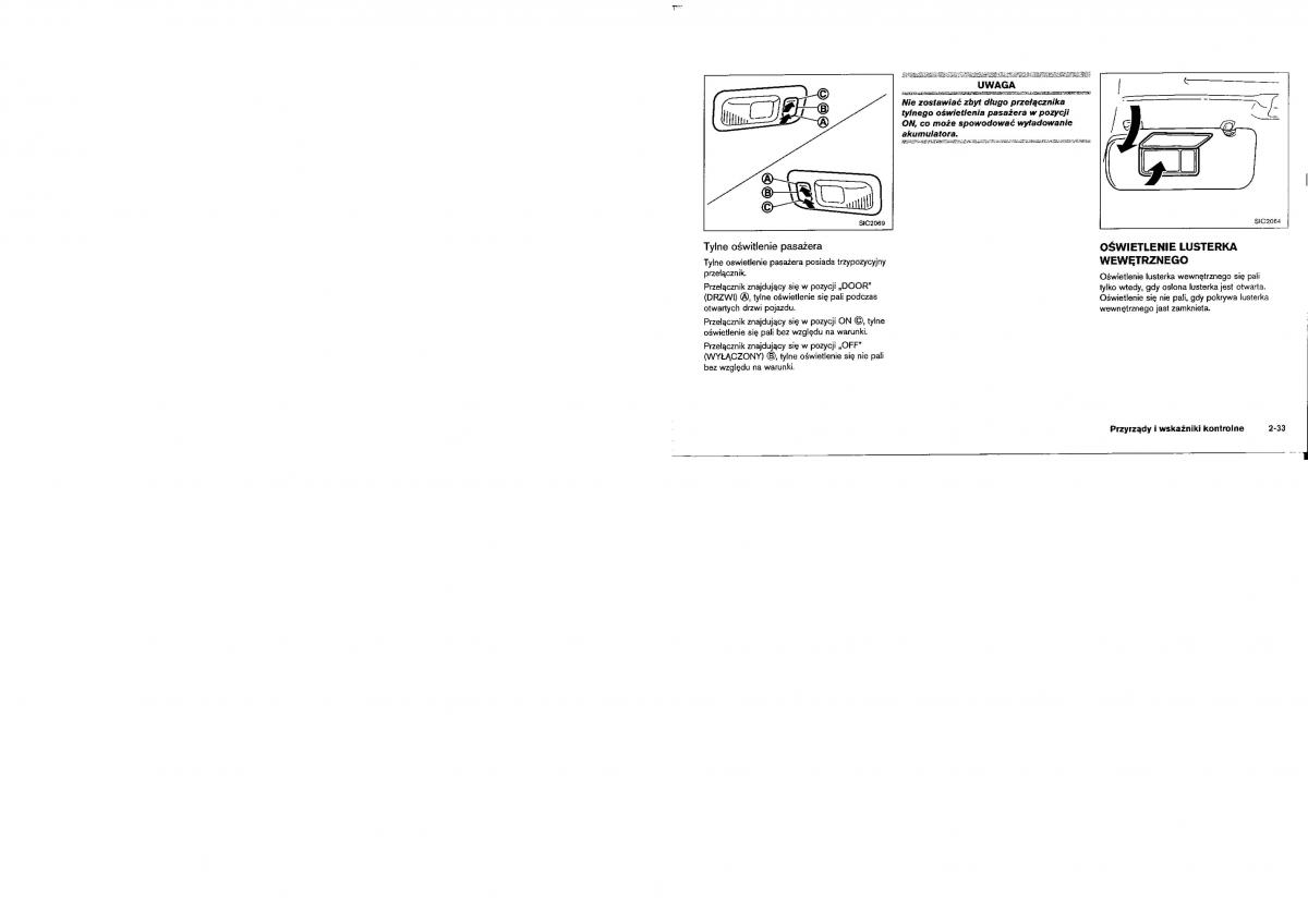 Nissan Murano I 1 Z50 instrukcja obslugi / page 84