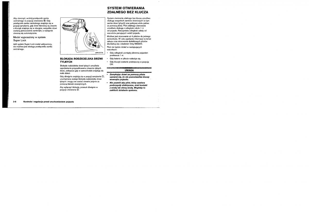 Nissan Murano I 1 Z50 instrukcja obslugi / page 91