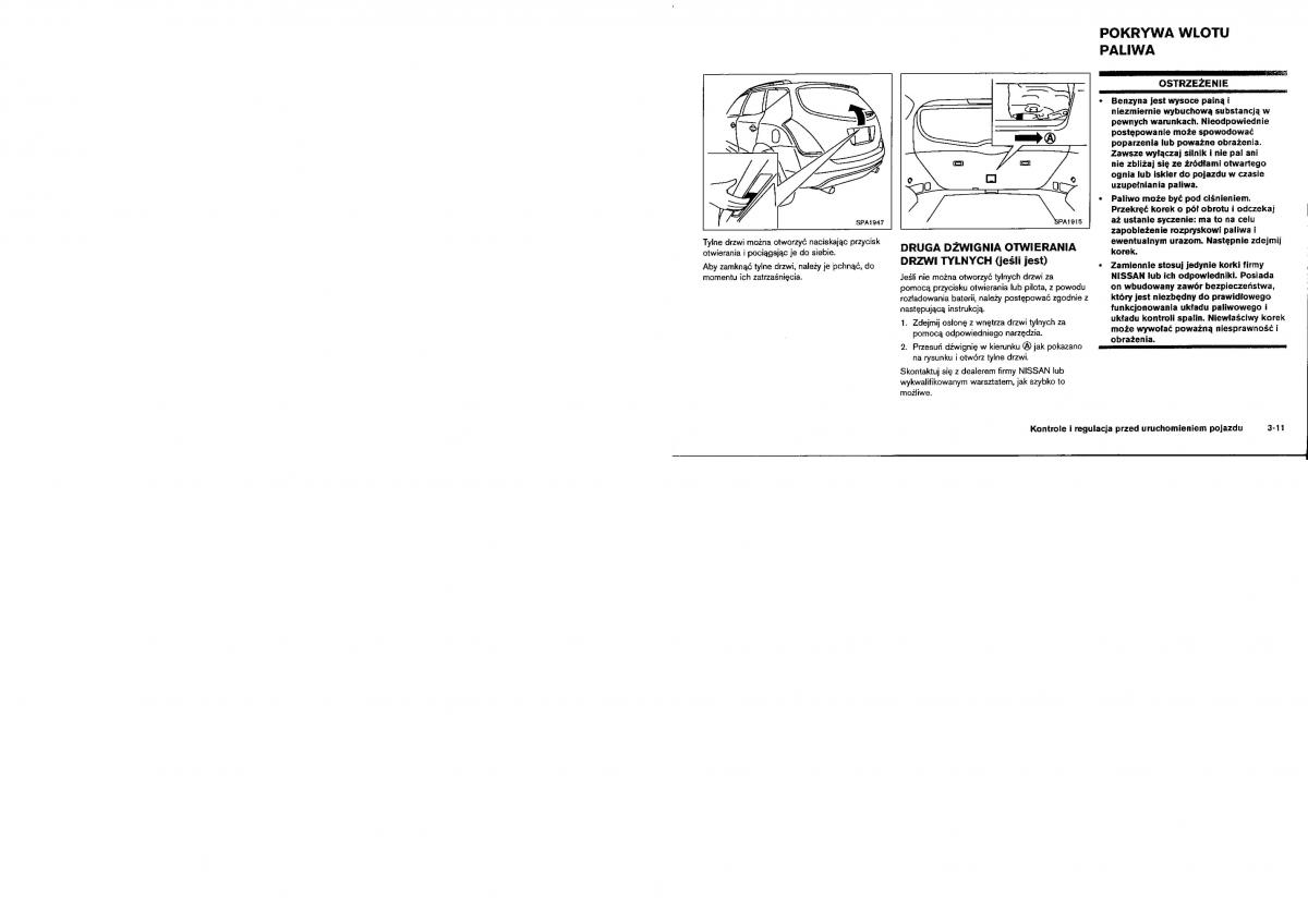 Nissan Murano I 1 Z50 instrukcja obslugi / page 96