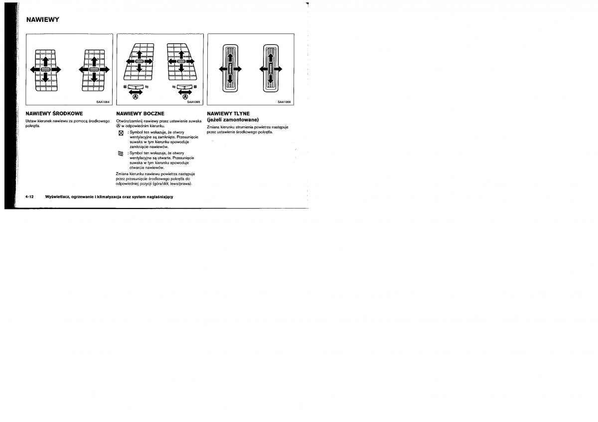 Nissan Murano I 1 Z50 instrukcja obslugi / page 117