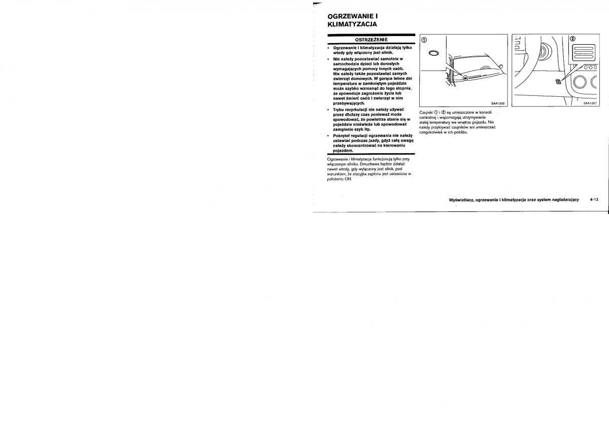 Nissan Murano I 1 Z50 instrukcja obslugi / page 118