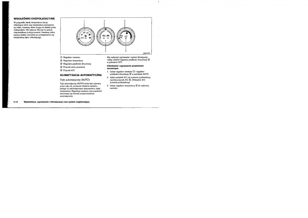 Nissan Murano I 1 Z50 instrukcja obslugi / page 119