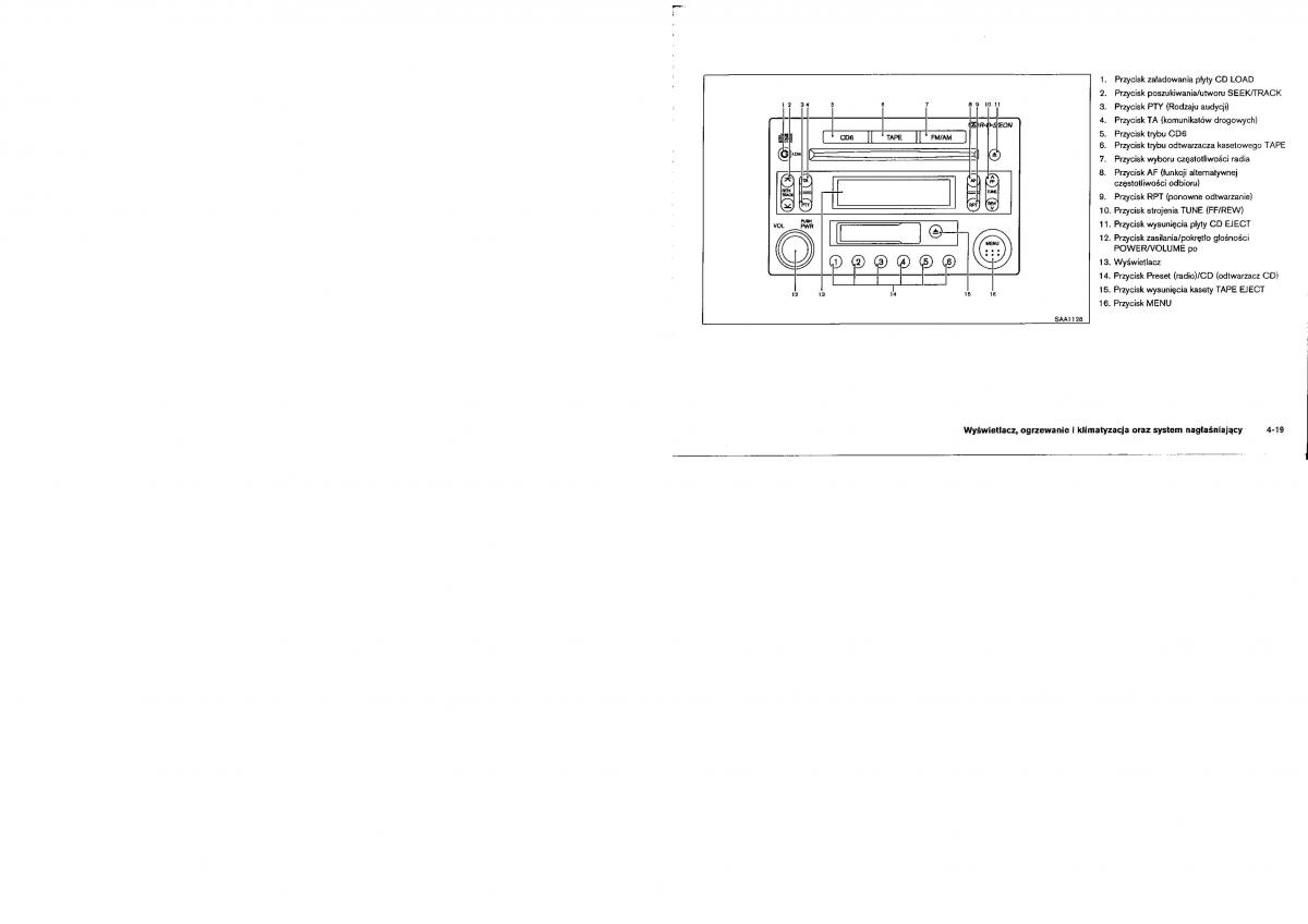 Nissan Murano I 1 Z50 instrukcja obslugi / page 124