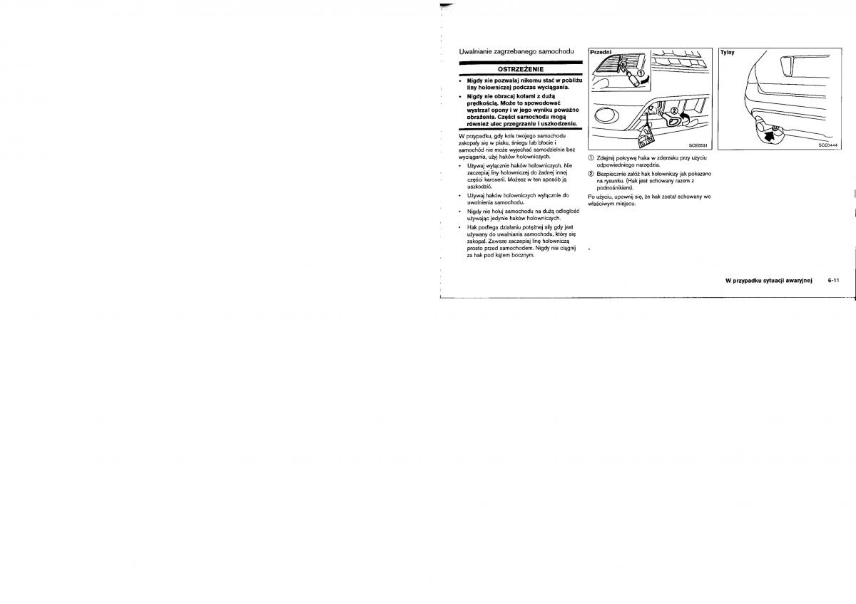 Nissan Murano I 1 Z50 instrukcja obslugi / page 174