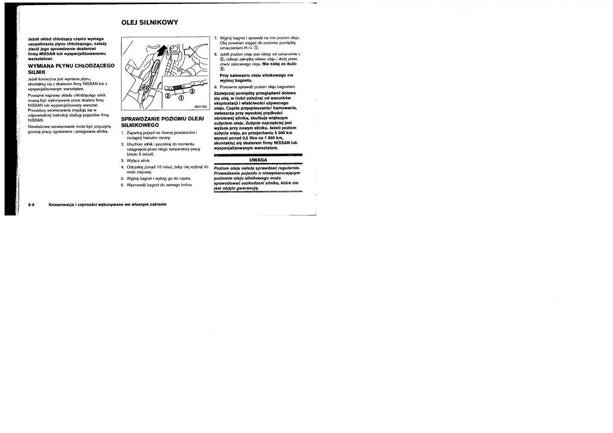 Nissan Murano I 1 Z50 instrukcja obslugi / page 189