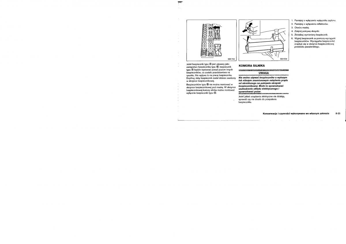 Nissan Murano I 1 Z50 instrukcja obslugi / page 204