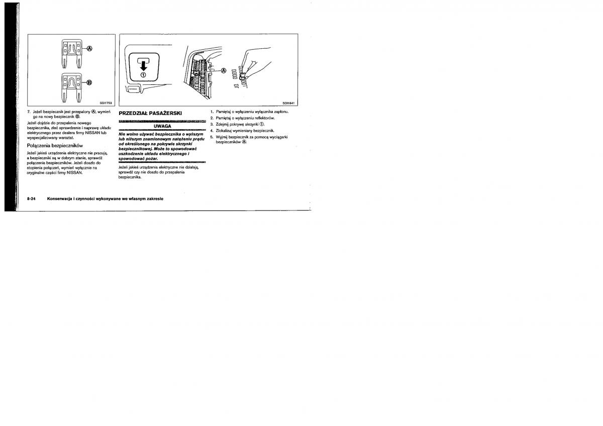 Nissan Murano I 1 Z50 instrukcja obslugi / page 205