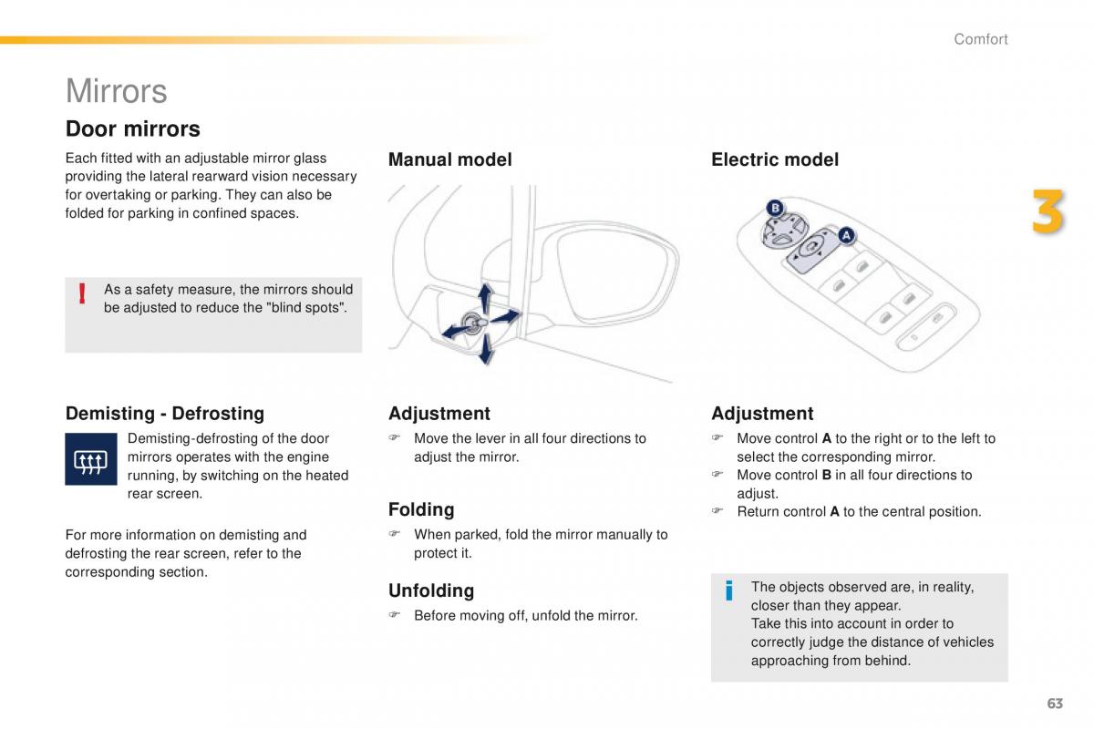 Peugeot 208 owners manual / page 65