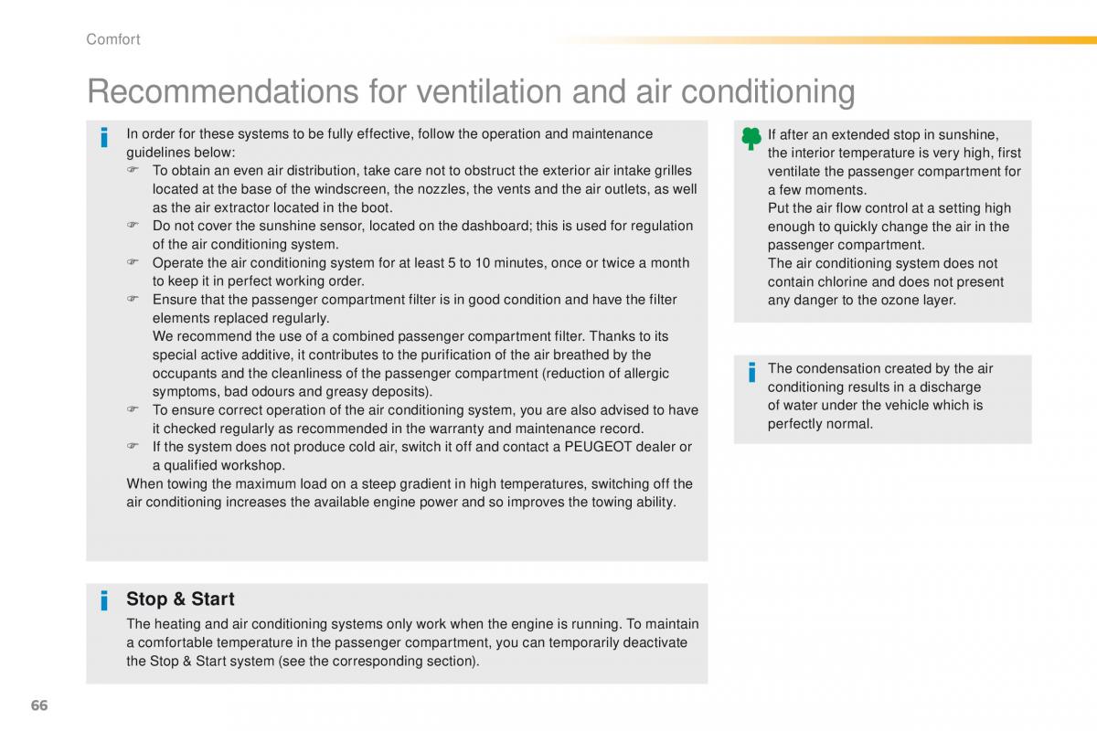 Peugeot 208 owners manual / page 68