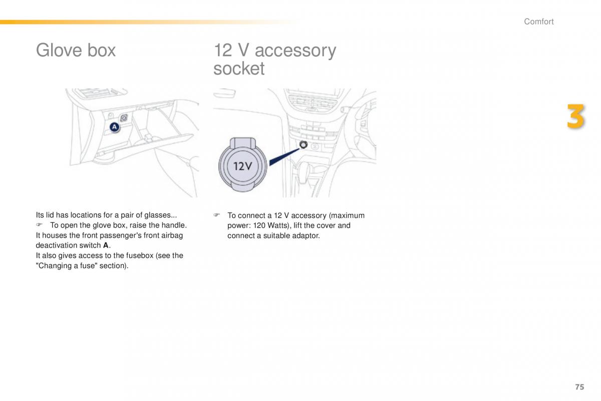 Peugeot 208 owners manual / page 77