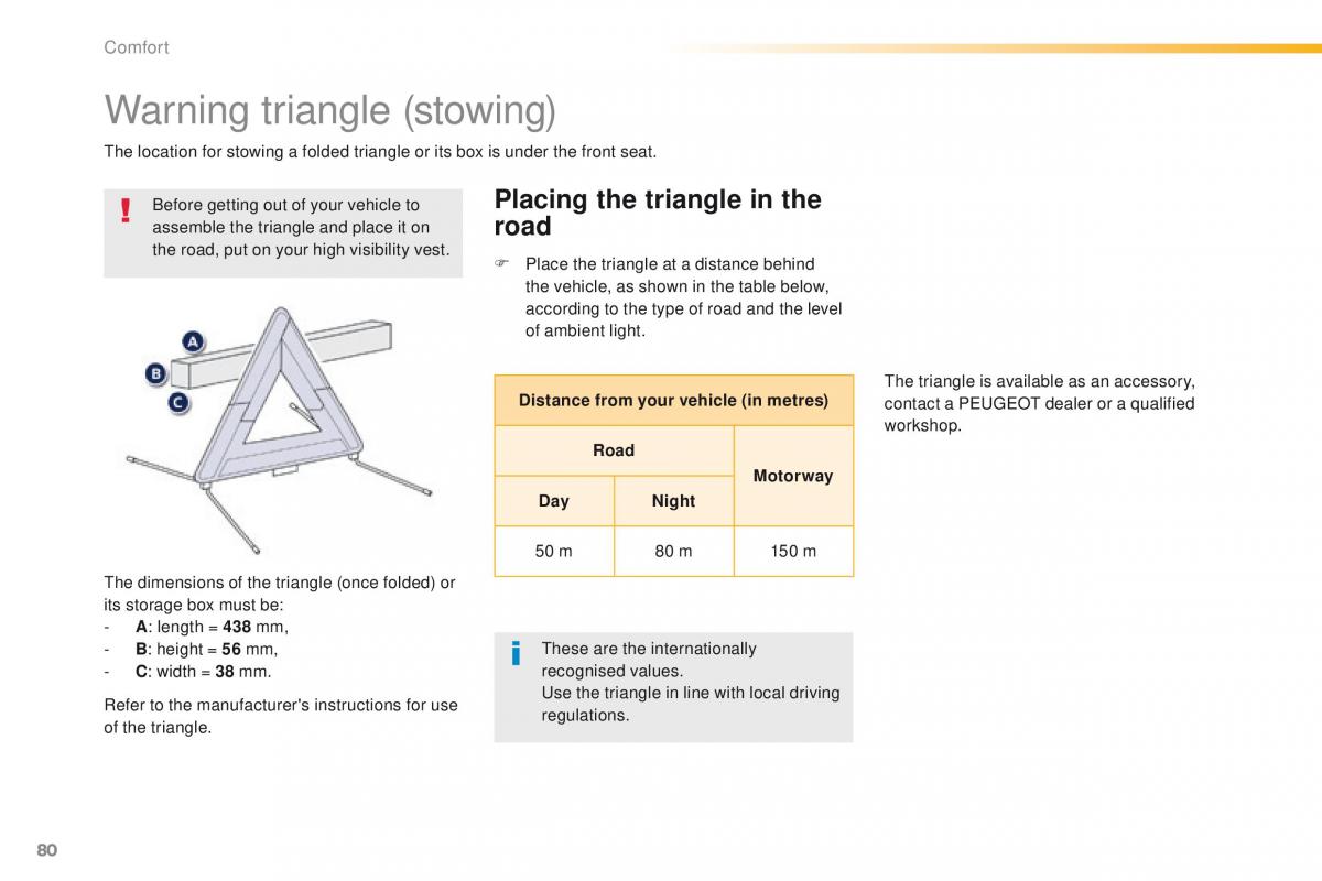 Peugeot 208 owners manual / page 82