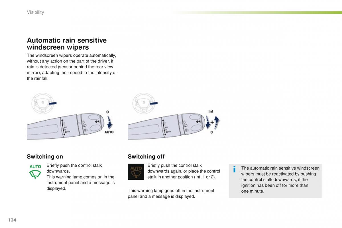 peugeot 208 owners manual / page 126