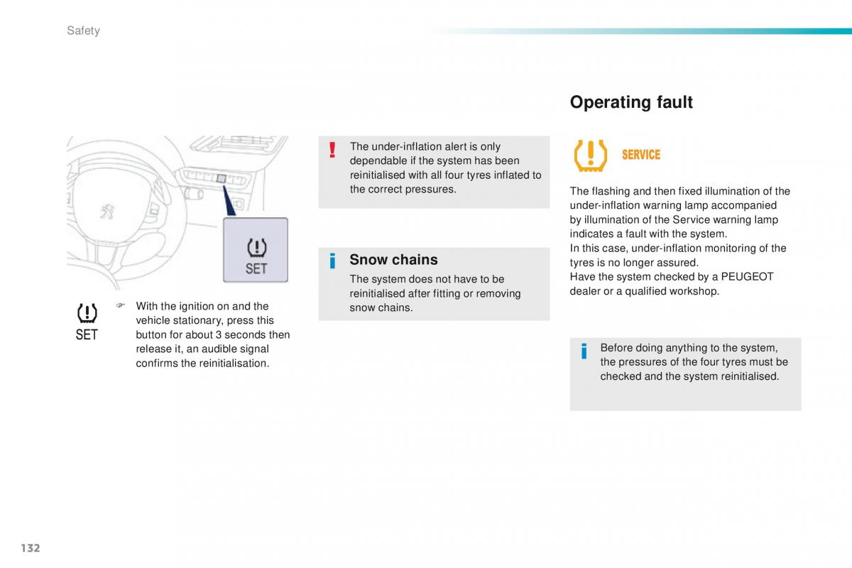 Peugeot 208 owners manual / page 134