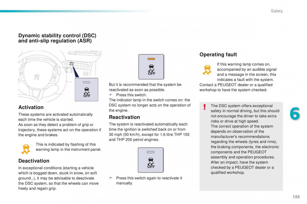 Peugeot 208 owners manual / page 137