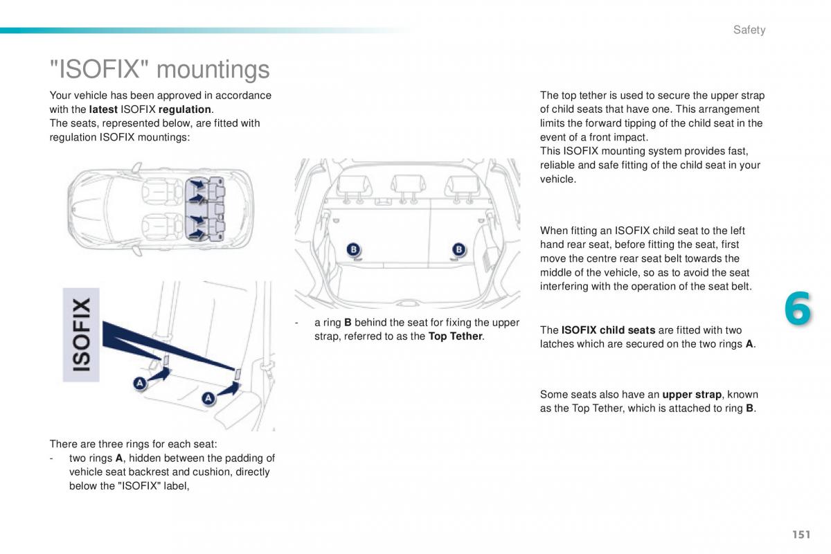 Peugeot 208 owners manual / page 153