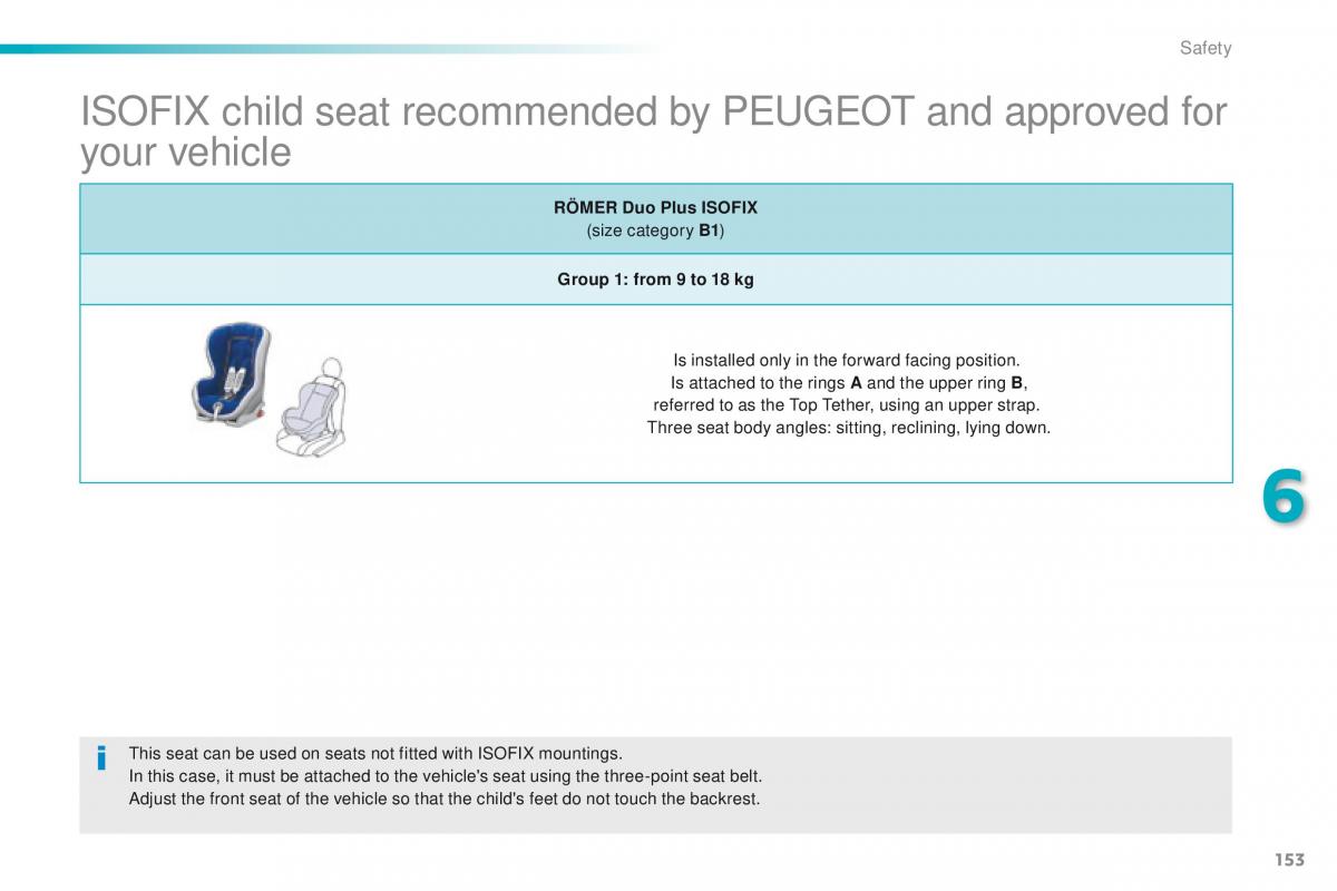 Peugeot 208 owners manual / page 155