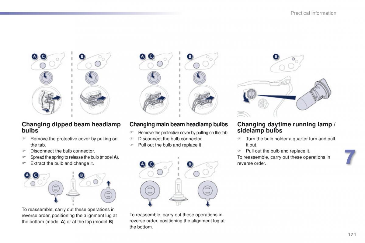 Peugeot 208 owners manual / page 173