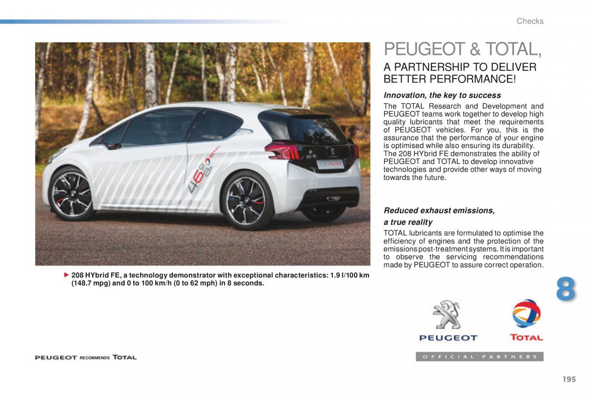 Peugeot 208 owners manual / page 197