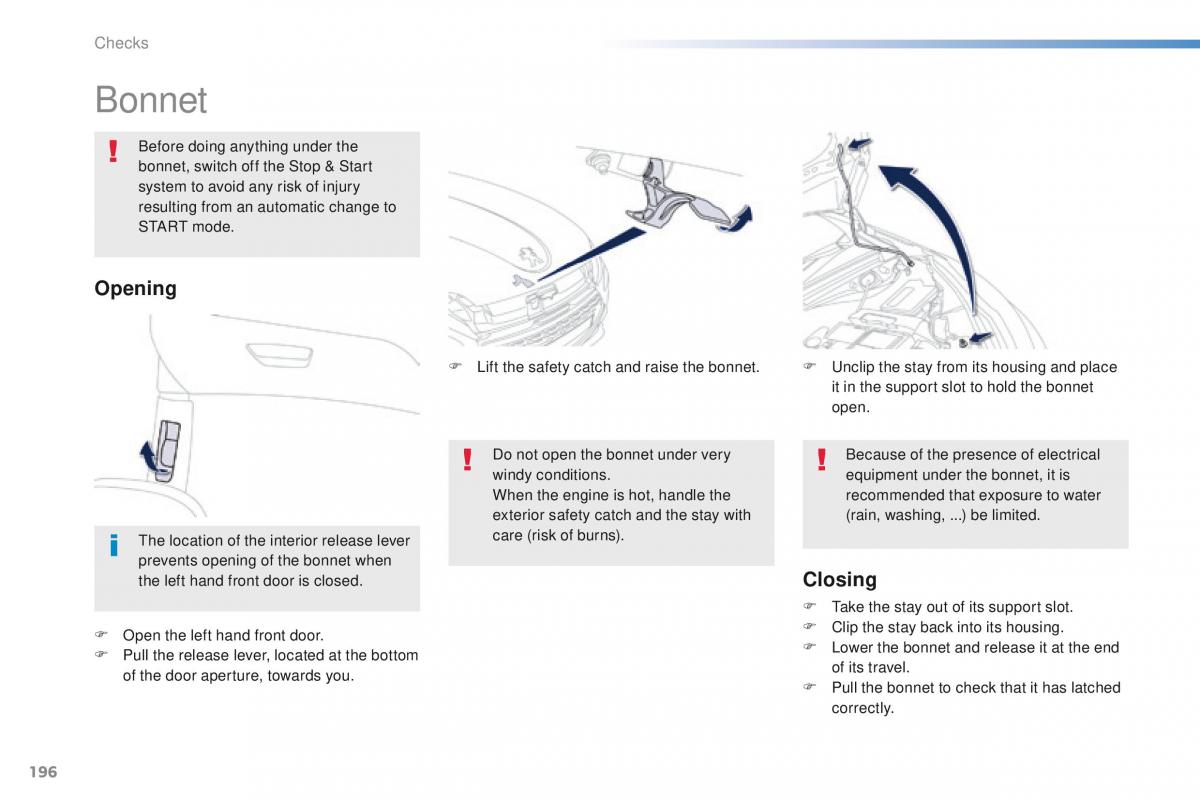 Peugeot 208 owners manual / page 198