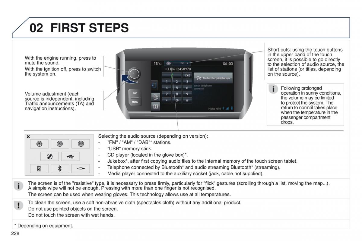 Peugeot 208 owners manual / page 230