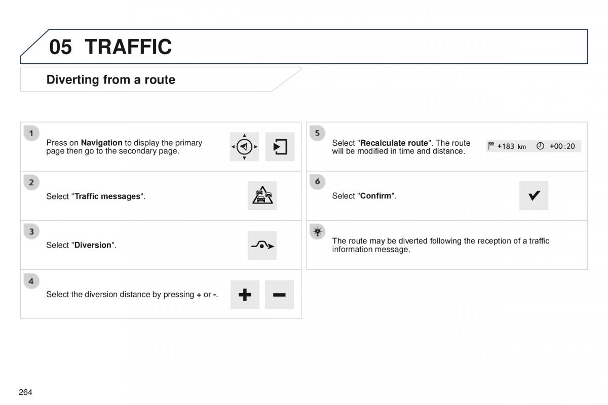 Peugeot 208 owners manual / page 266