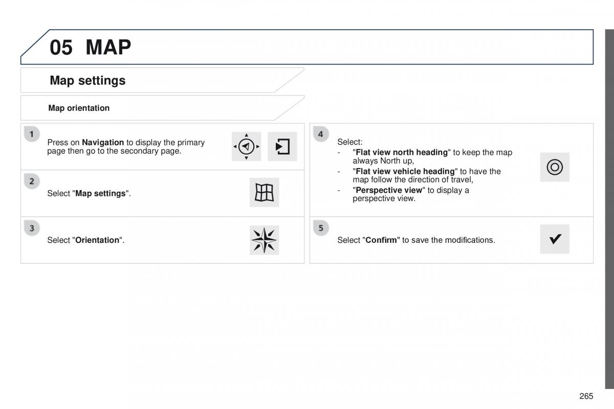 Peugeot 208 owners manual / page 267