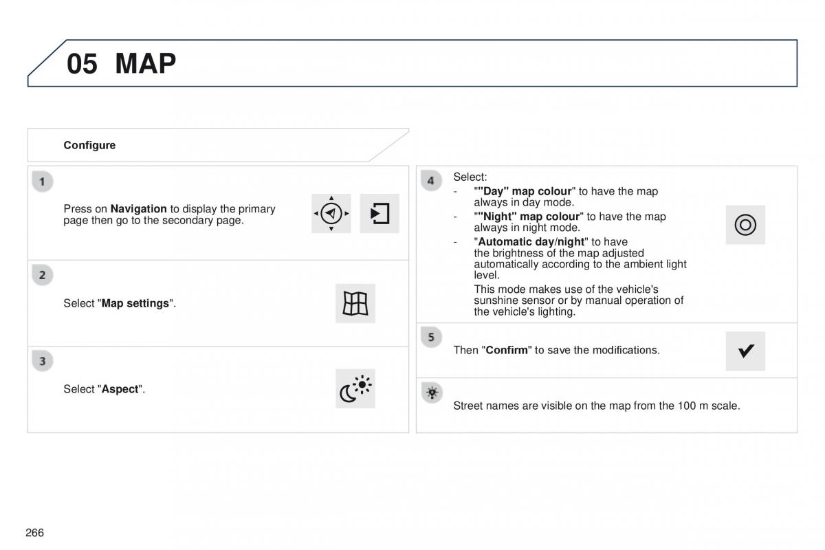 Peugeot 208 owners manual / page 268