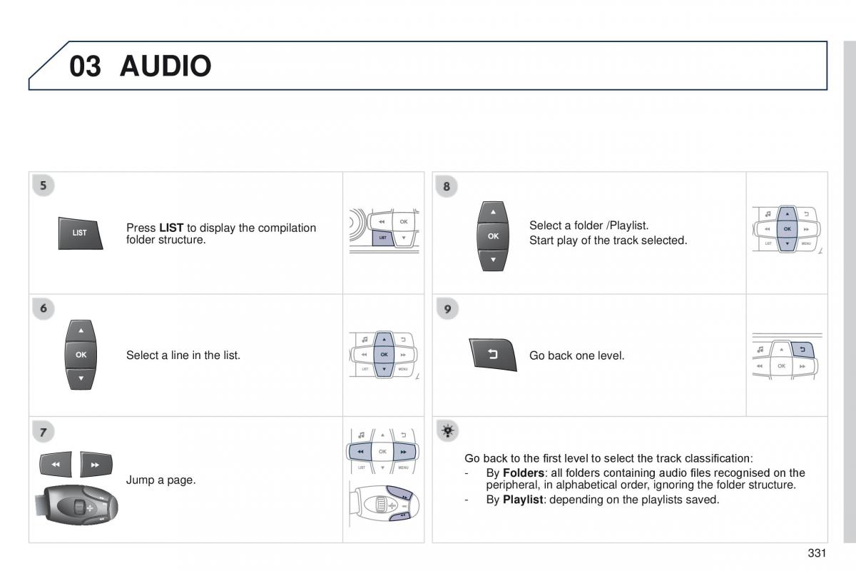 Peugeot 208 owners manual / page 333