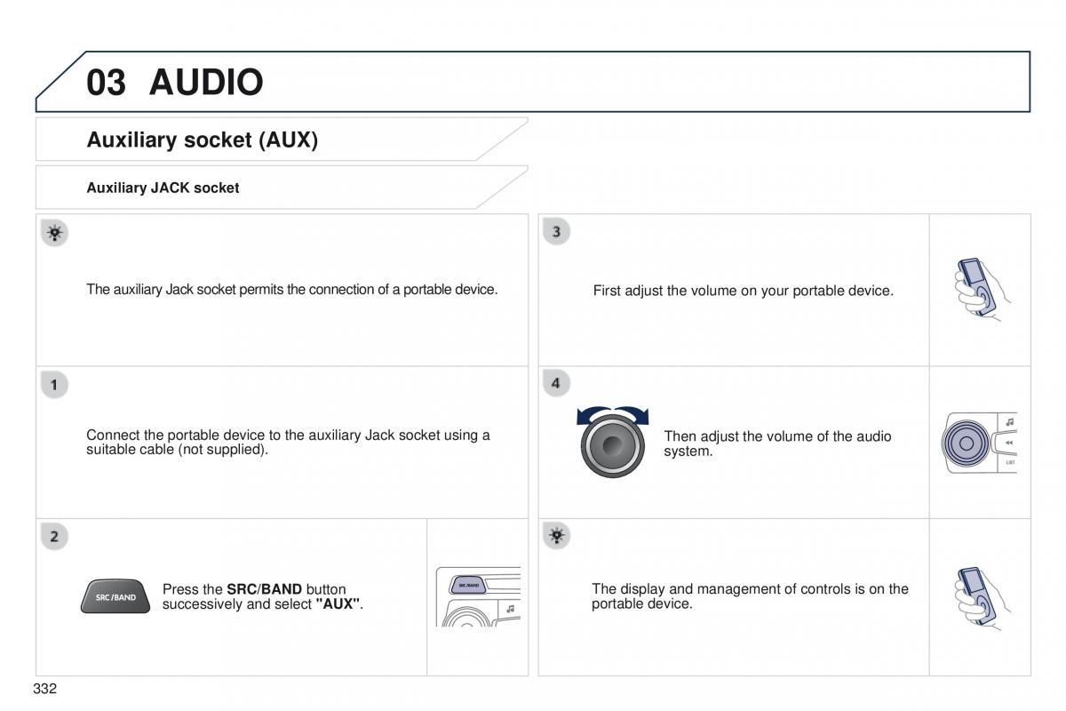 Peugeot 208 owners manual / page 334