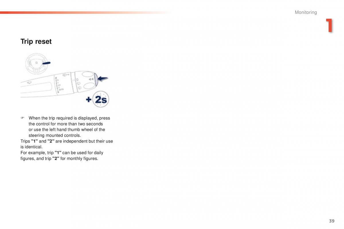 Peugeot 208 owners manual / page 41