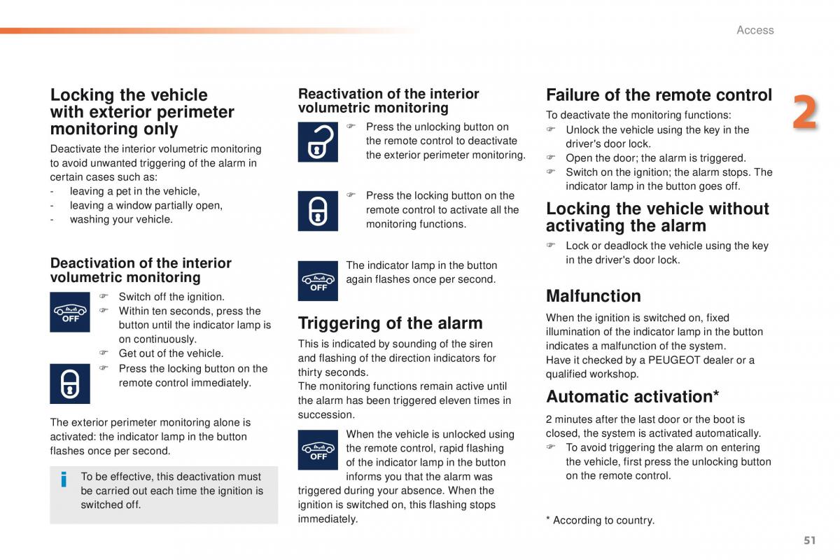 Peugeot 208 owners manual / page 53