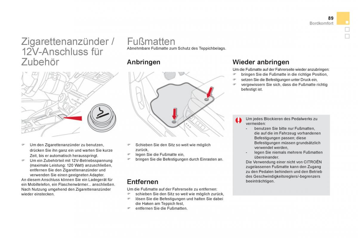 Citroen DS5 Handbuch / page 91