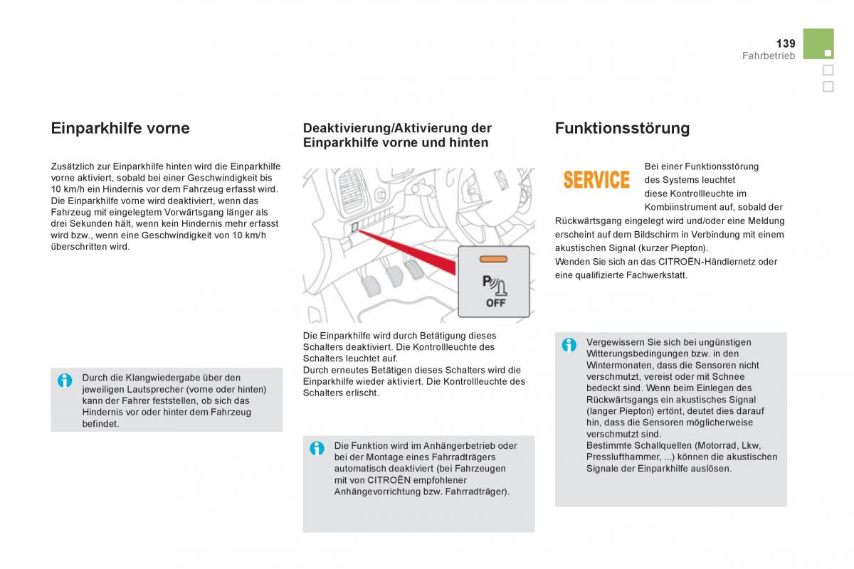 Citroen DS5 Handbuch / page 141