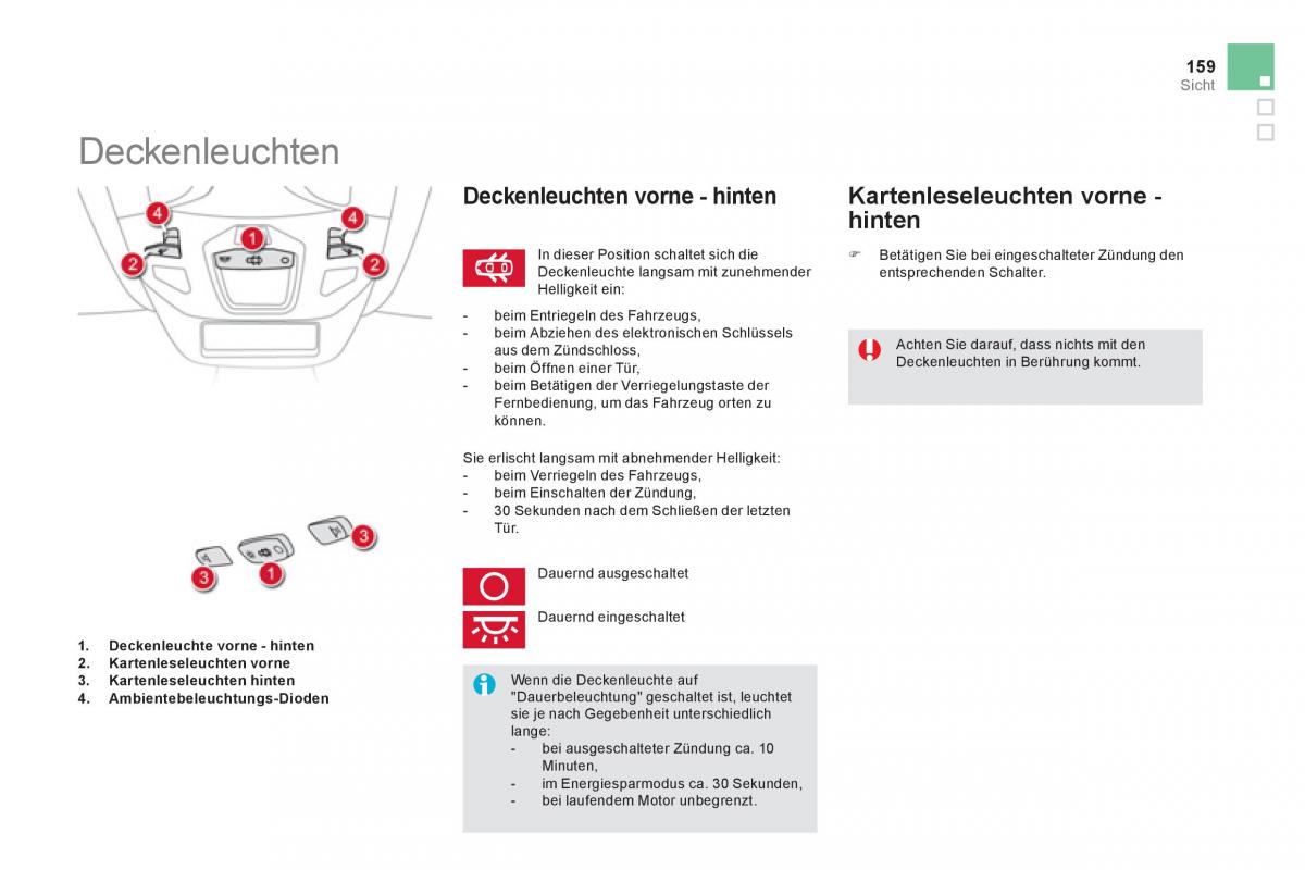 Citroen DS5 Handbuch / page 161