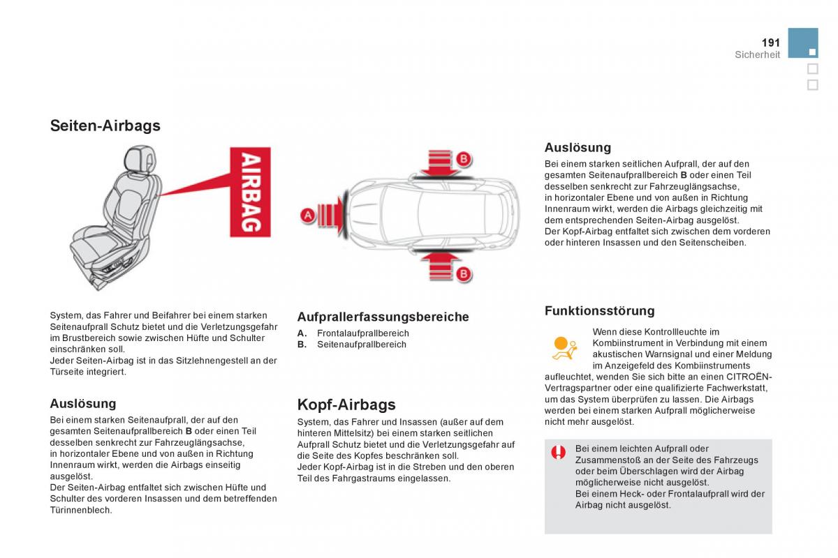 Citroen DS5 Handbuch / page 193