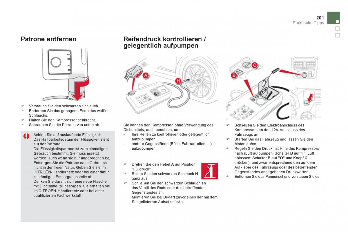 Citroen DS5 Handbuch / page 203