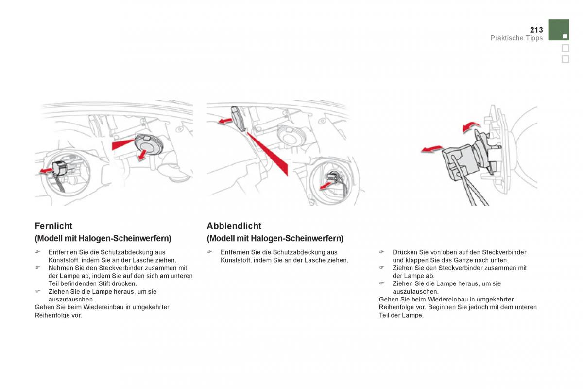 Citroen DS5 Handbuch / page 215