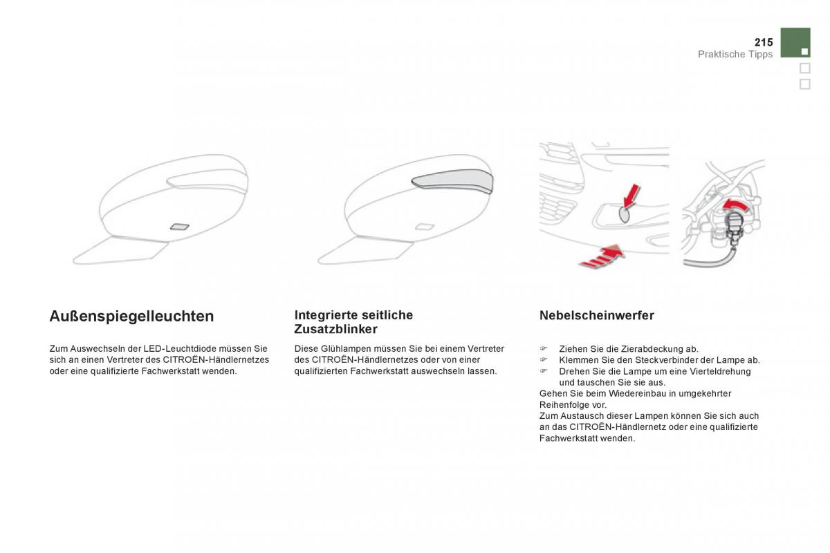 Citroen DS5 Handbuch / page 217