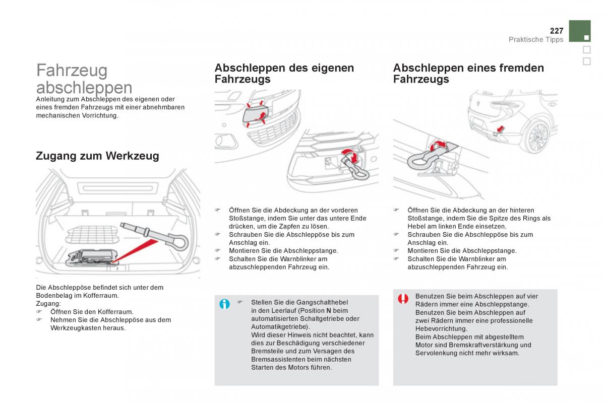 Citroen DS5 Handbuch / page 229