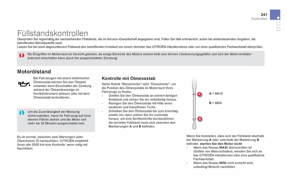 Citroen DS5 Handbuch / page 243