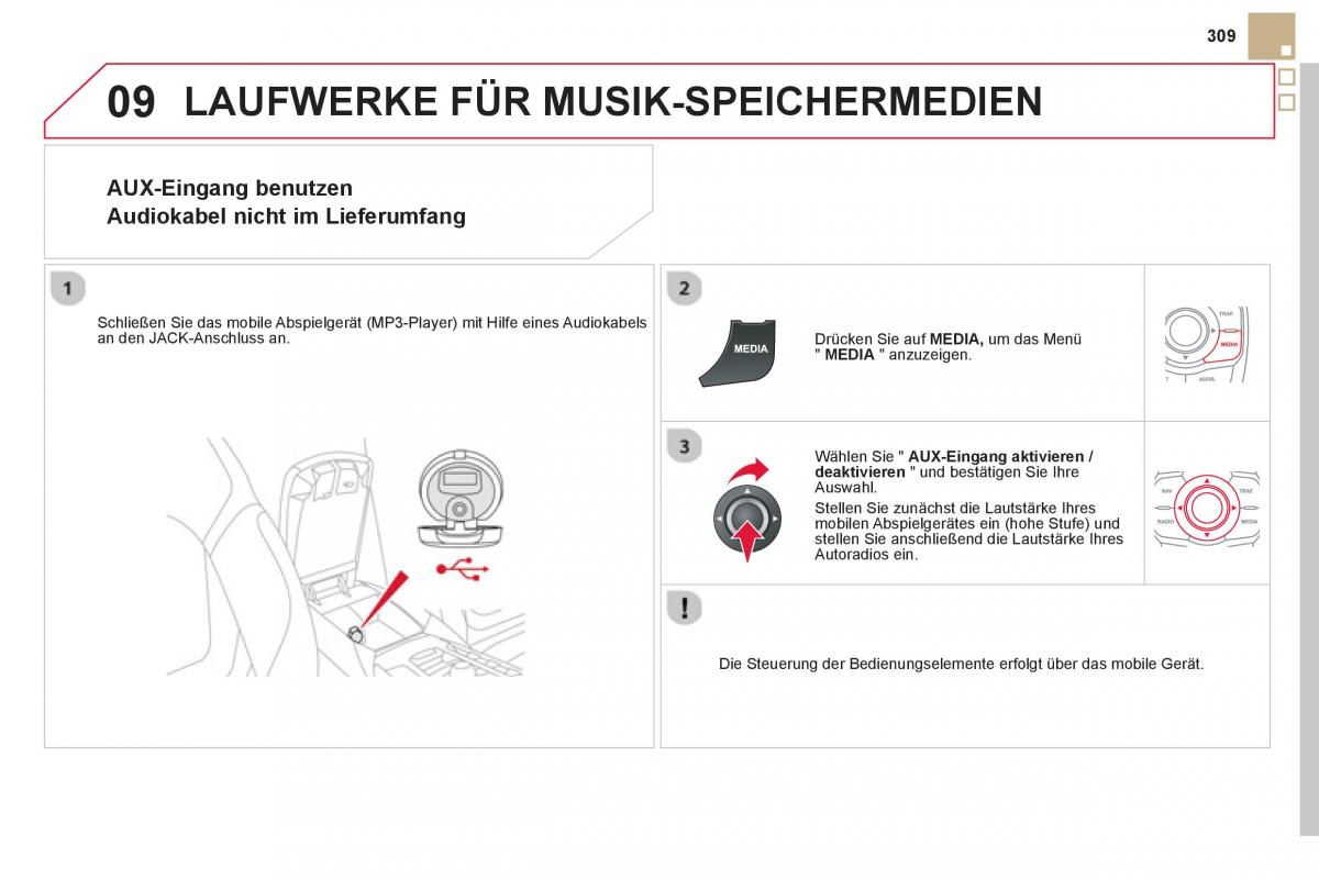 Citroen DS5 Handbuch / page 311