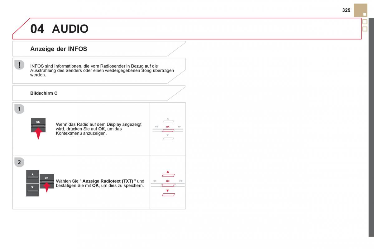 Citroen DS5 Handbuch / page 331