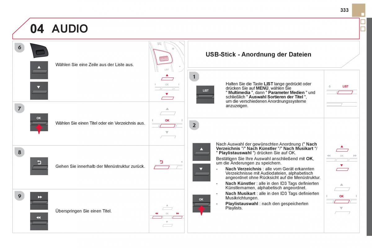 Citroen DS5 Handbuch / page 335