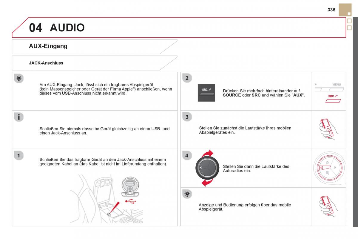 Citroen DS5 Handbuch / page 337