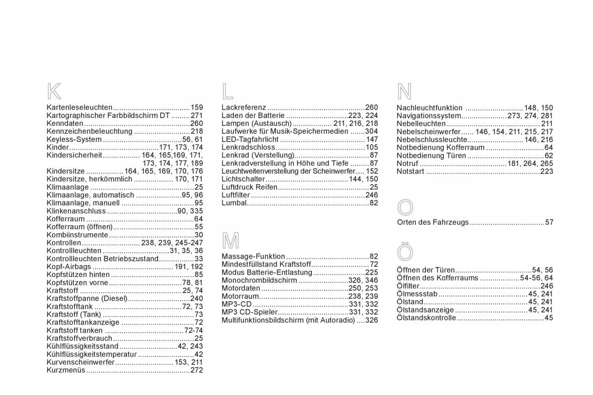 Citroen DS5 Handbuch / page 360