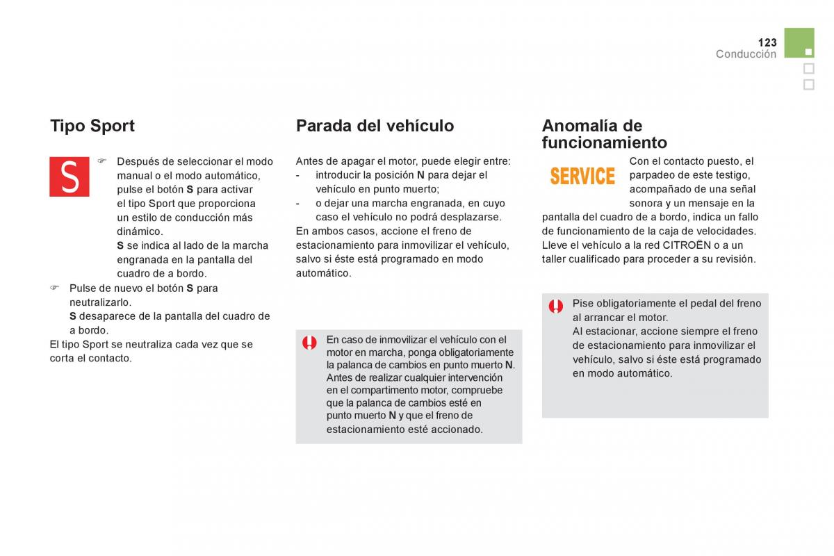 Citroen DS5 manual del propietario / page 125