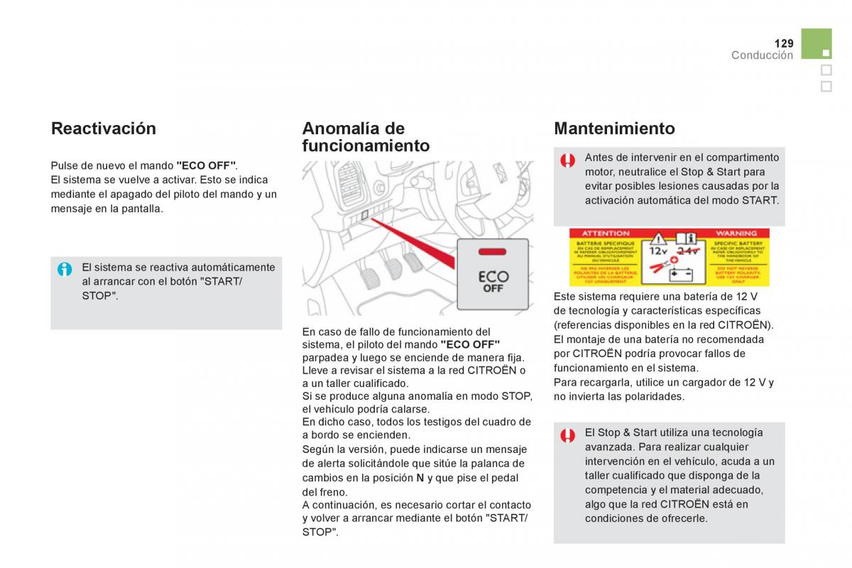 Citroen DS5 manual del propietario / page 131