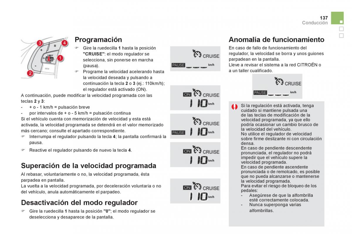 Citroen DS5 manual del propietario / page 139